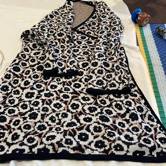 0107 Vintage DVF Leopard Print Wrap Dress SZ - Medium. Diane Von Furstenberg - Picture 6 of 10